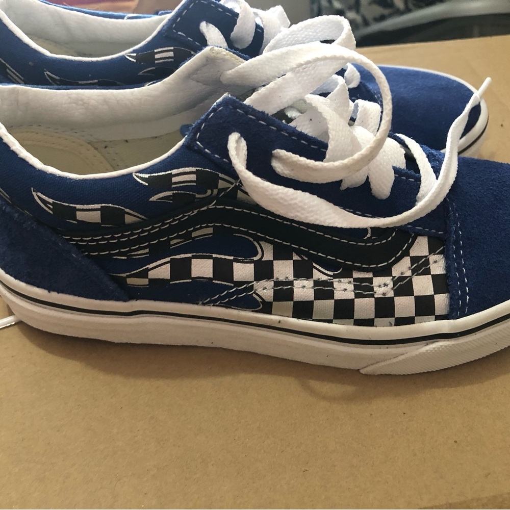 Boys Vans Checkered Sneakers